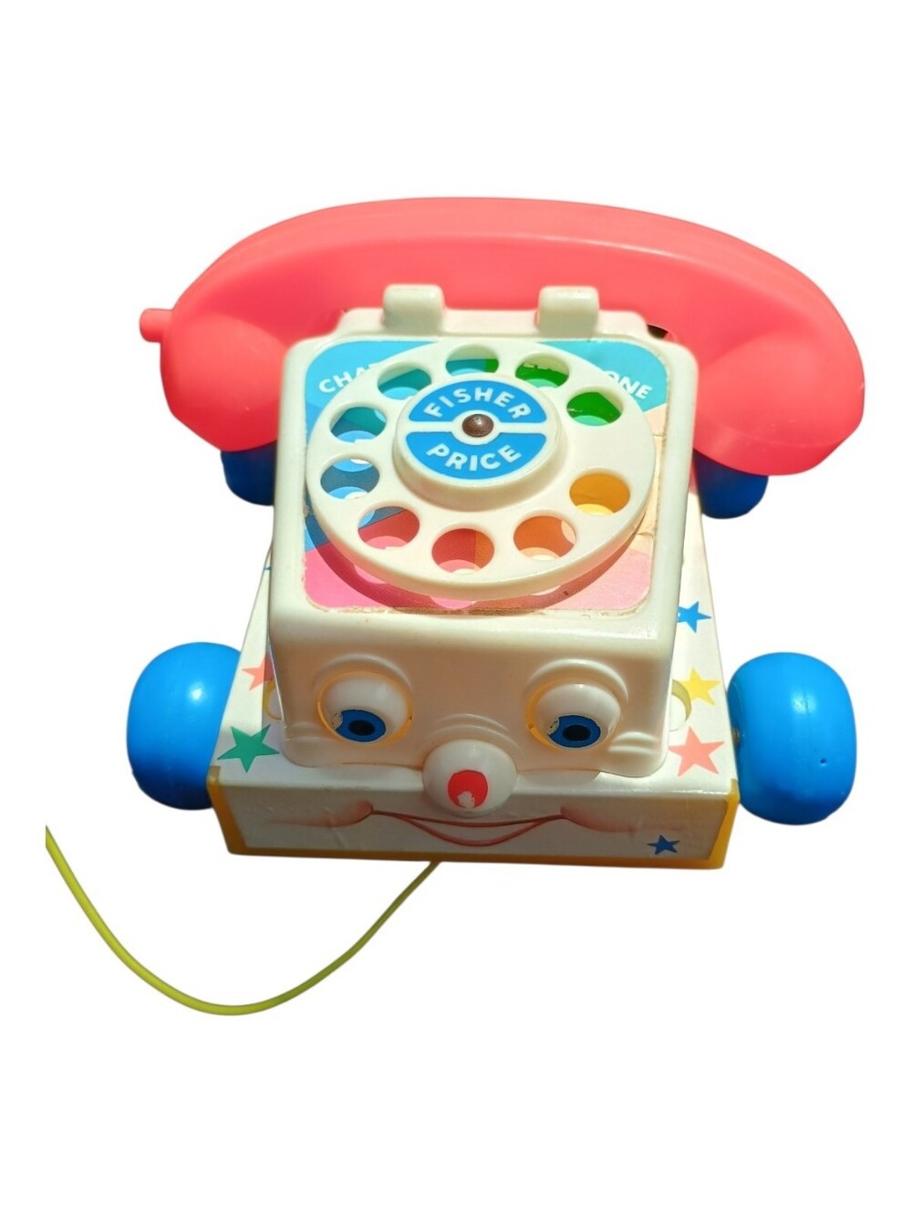 1985 Fisher-Price Chatter phone and Classic Pull-Along Phone Toy